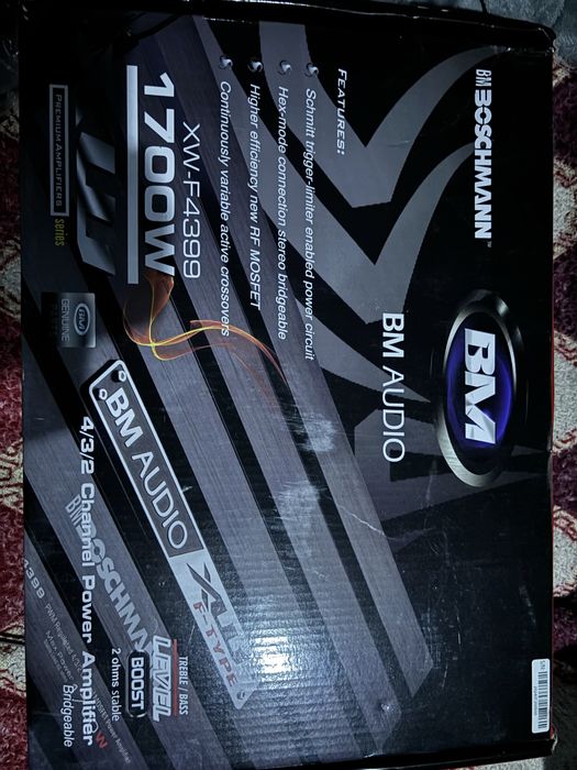 Продам усилители 4 канальний і моноблок