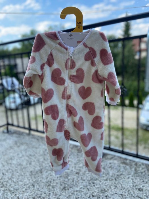 Ciepły pajac / romper dla dziewczynki Next