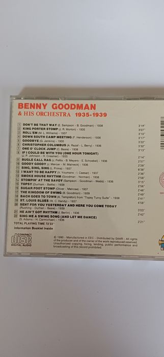 Płyta CD Benny Goodman