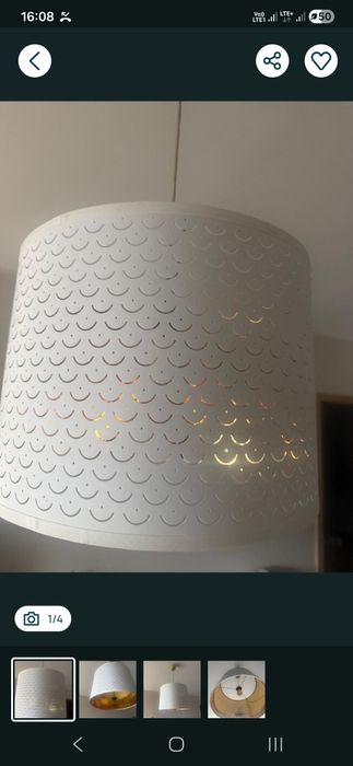 klosz NYMÖ Ikea 44 cm
Klosz