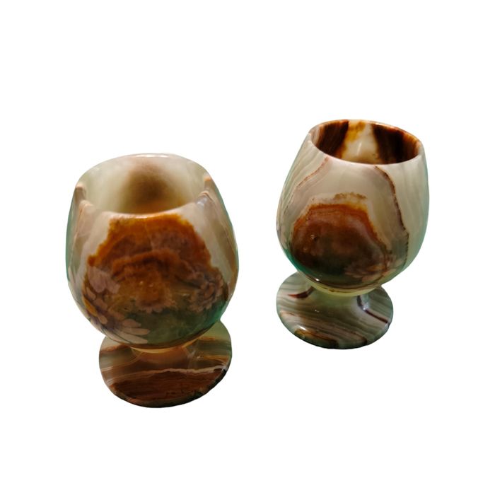 Бокалы рюмки оникс коньячные на подарок