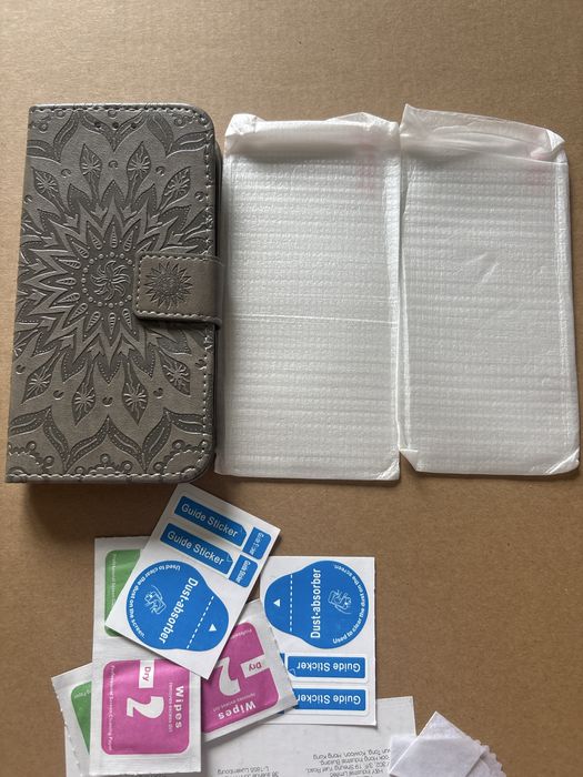 Etui Zamykany plus 2szt  szkła na Samsung s6 edge