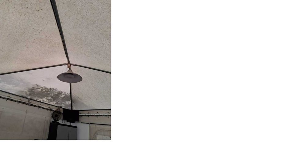 Campismo Harém em tela pvc M2 branca