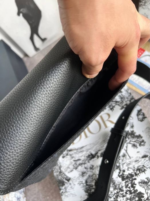 Сумка чоловіча Christian Dior кристиан диор CD діор чорна мужская