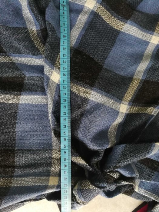 Dzianinowa sukienka w kratę r.S