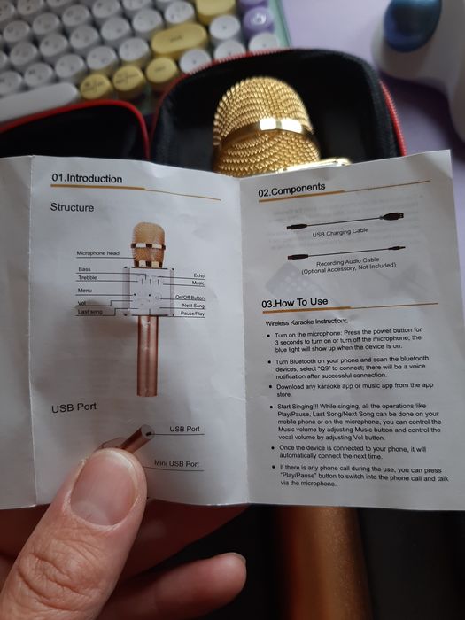 Караоке мікрофон для телефонів