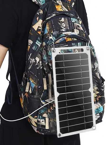 HIT! Panel solarny - wyjście na USB - ładowarka do telefonu