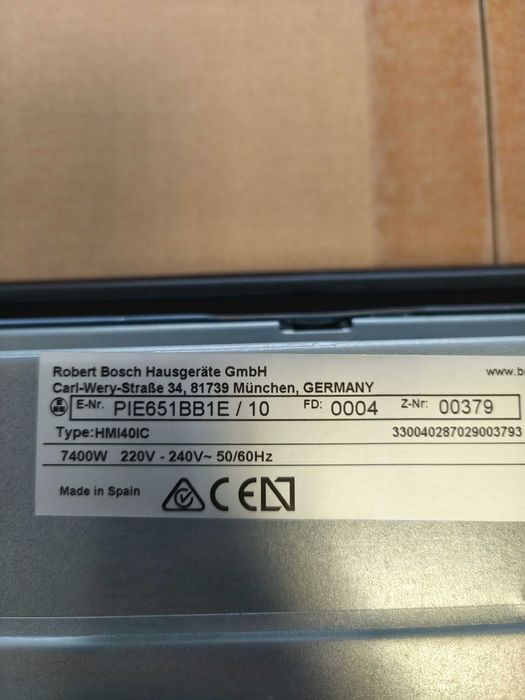 Płyta indukcyjna BOSCH PIE651BB1E z ekspozycji nowa gwarancja