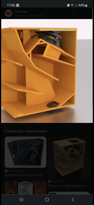 4x Martin Audio WSX para construção/ desistencia projecto