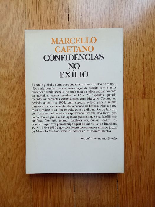 Marcelo Caetano confidências no exílio
