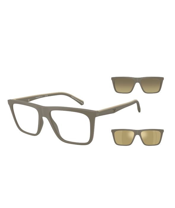 Armação Emporio Armani beje Nova!