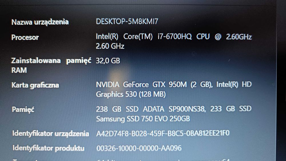 002 MSI GL62 6QD