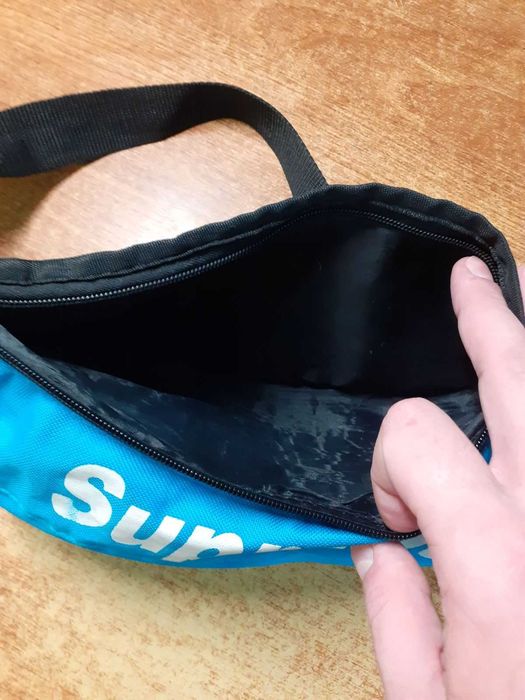 Сумка на пояс Бананка Supreme Суприм Blue Голубая