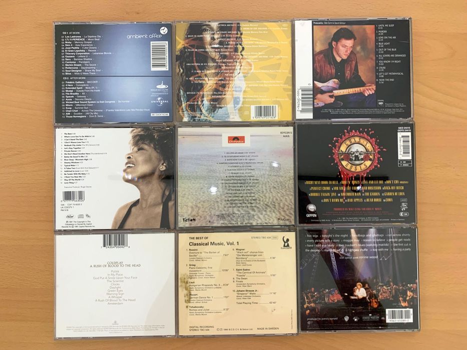 Conjunto de 9 CD's (ref 1)