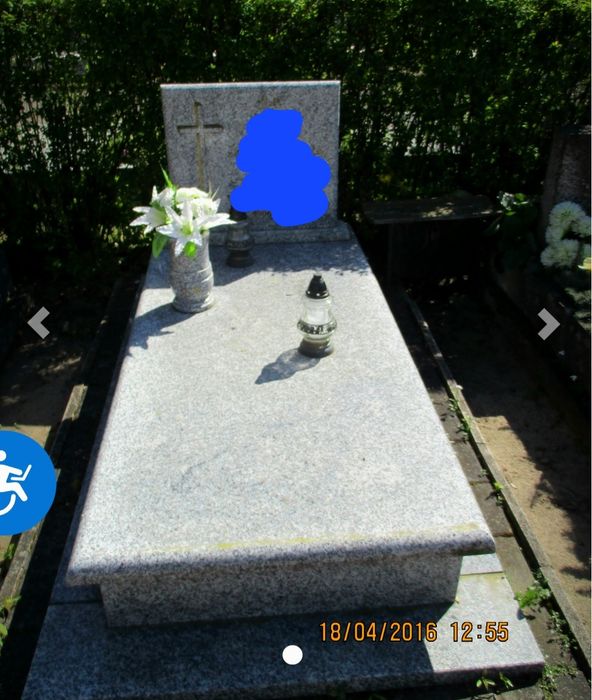 Nagrobek granitowy używany