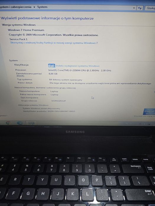 Laptop Samsung NP300E5A