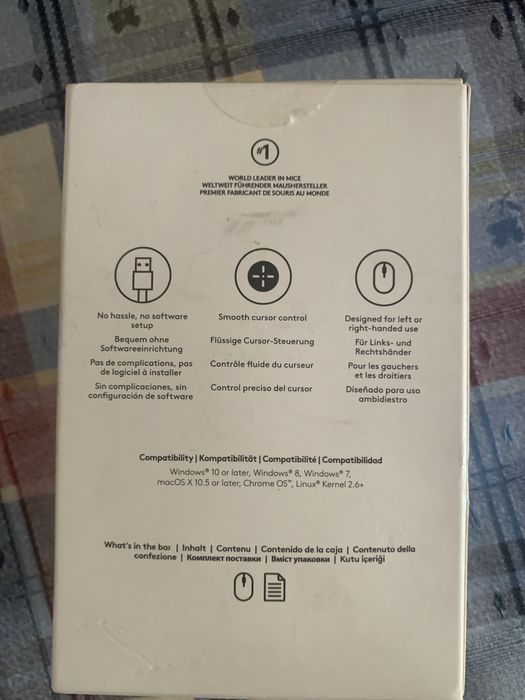 Rato logitech b100 em caixa