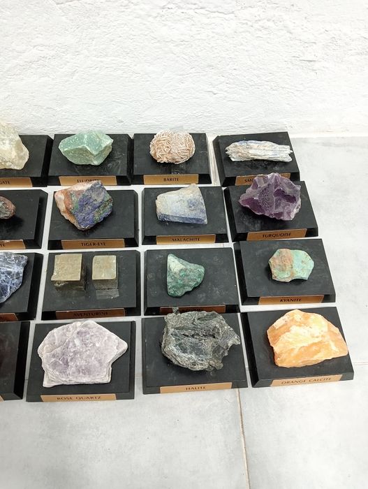 Coleção de Pedras e Minerais