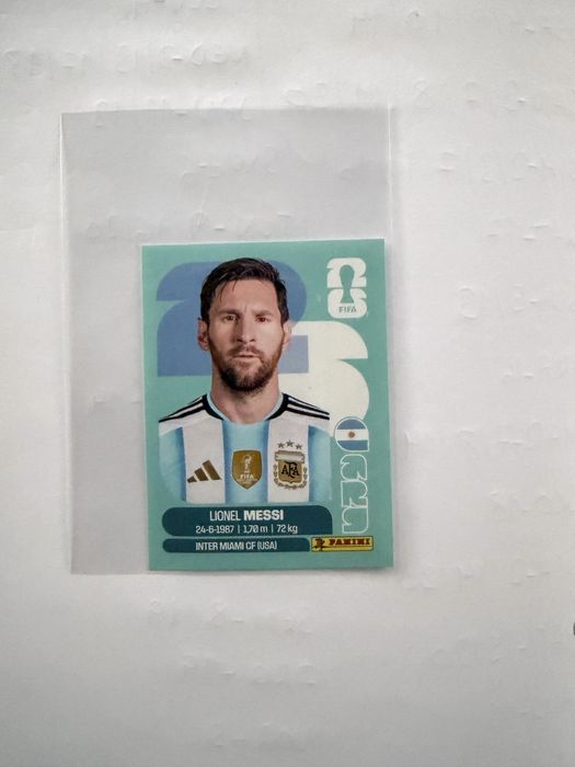 Cromo mundial 2026 Lionel Messi