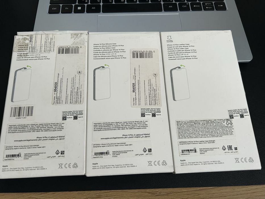 Оригінальні чохли Apple для iPhone 14 Plus. Midnight.