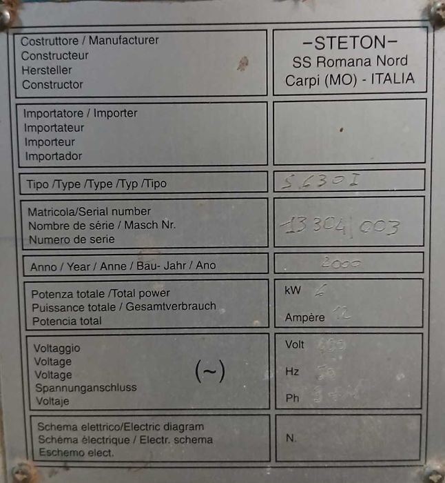 Plaina de espessura S 630 I