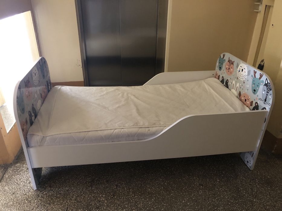 Łóżko dziecięce - materac 70 x 140, rama 75,5 x 143,5