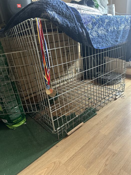 Клітка металева розкладна вольер для собак велика