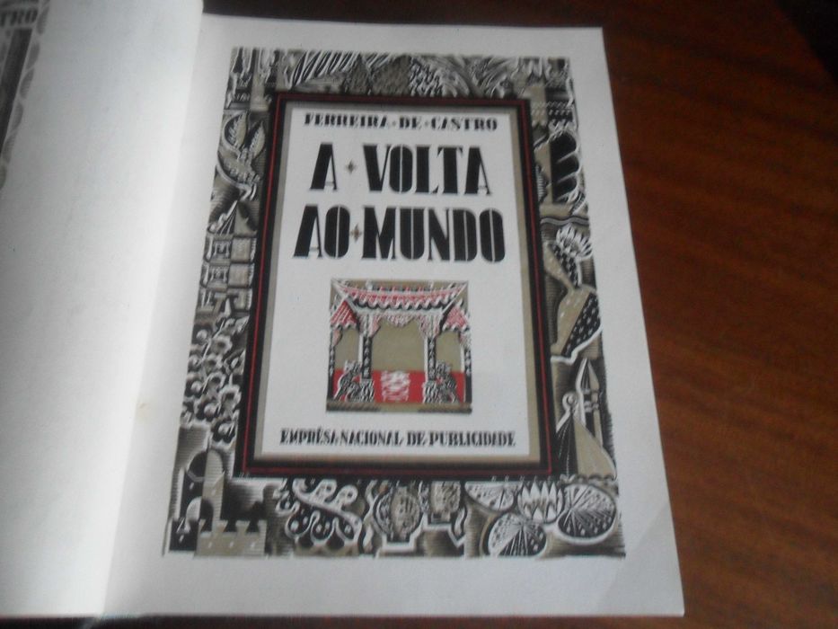 "A VOLTA AO MUNDO" de Ferreira de Castro - Edição Especial de 1944