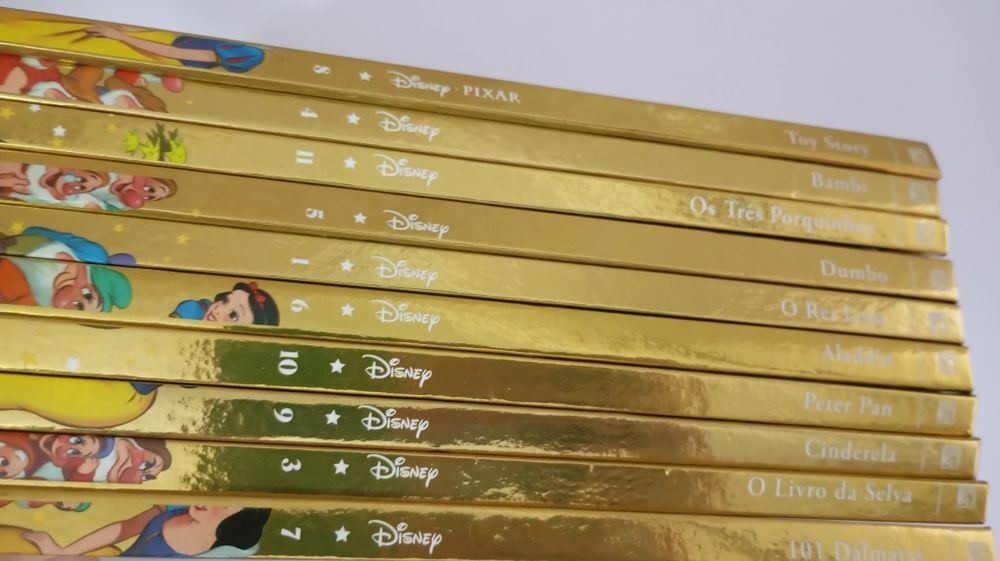 Coleção de 10 livros histórias da Disney