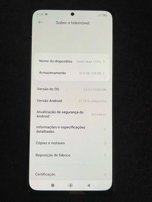 Redmi Note 11 Pro - Excelente + Caixa