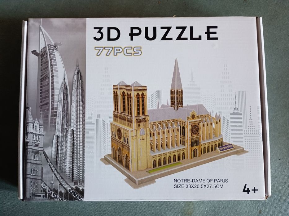 Nowe puzzle 3D 77 elementów