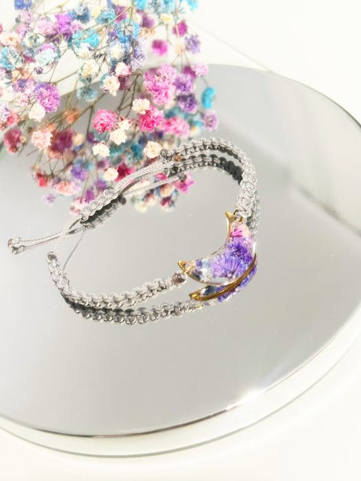 Bransoletka handmade z gipsowkami