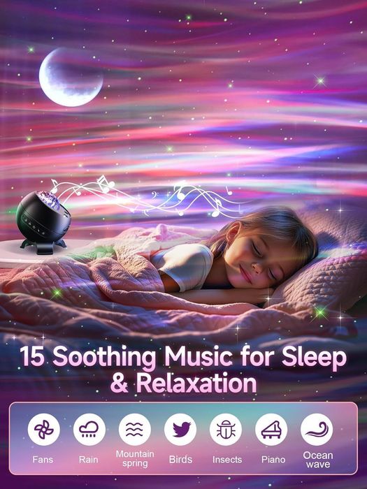 Projektor gwiaździstego nieba COOLNIGHT dla dzieci 180 trybów