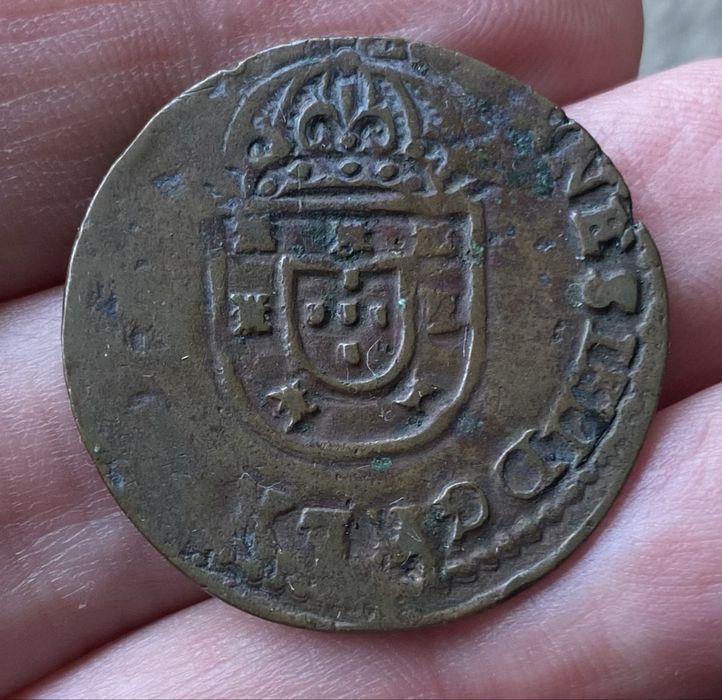 Moeda 1164 - Real e Meio D. JOAO IV