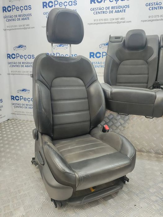 Conjunto Bancos Pele Alcantra Frente Frontais Tras Traseiros Citroen DS DS5 Sport 2011 a 2018