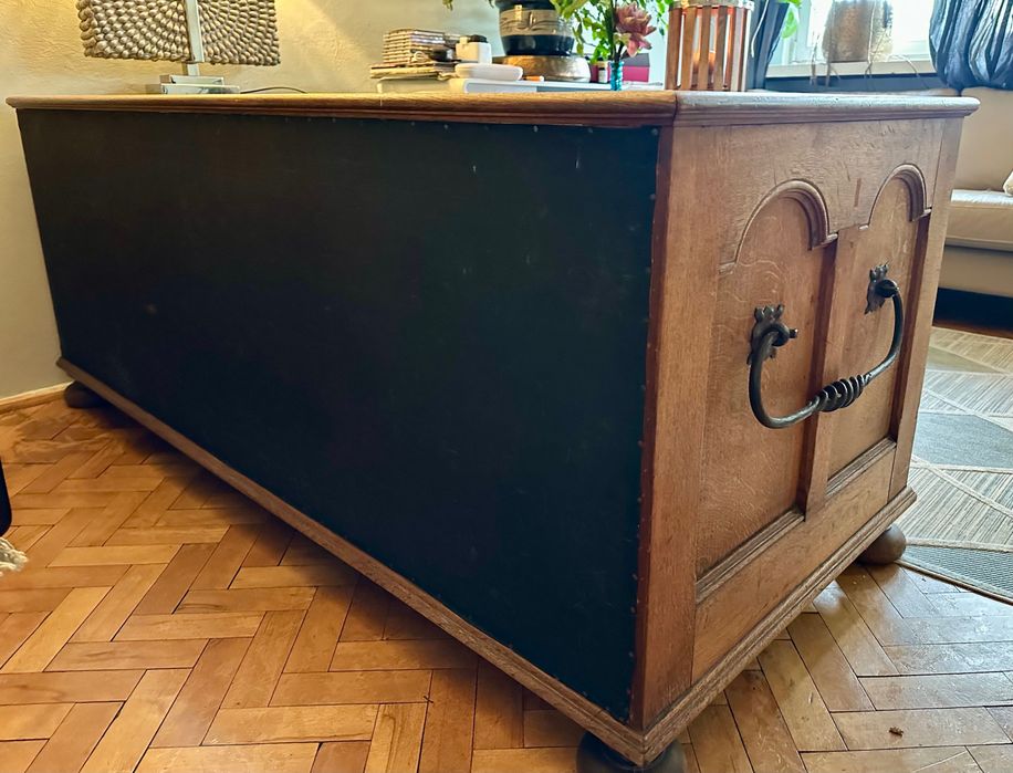 Duńska sofa typu skrzynia