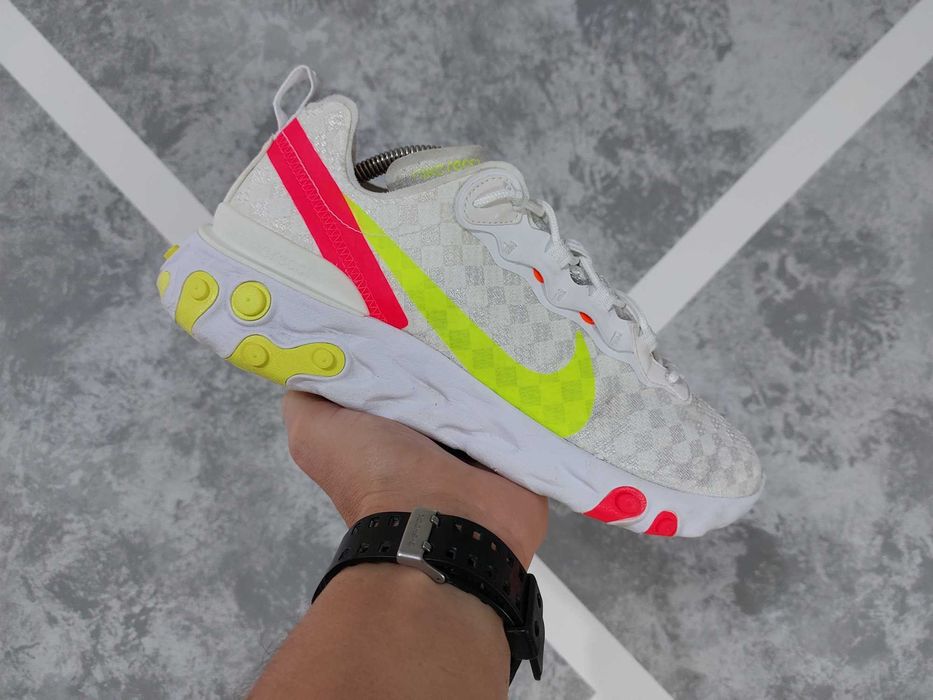 Кросівки чоловічі Nike React Element 55 White
