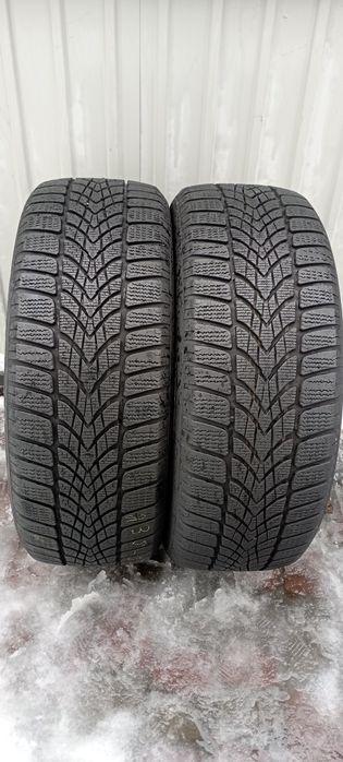 Dunlop 235 55 r19 2шт шини зимові б'у гума резина з Європи