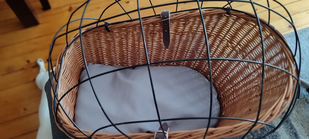 Koszyk na rower dla psa i kota