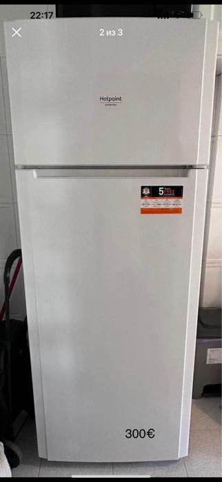 Frigorífico com congelador hotpoint
