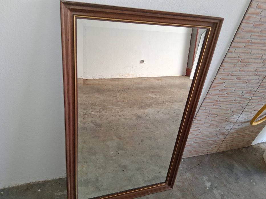 Wood-framed mirror64553103424770121