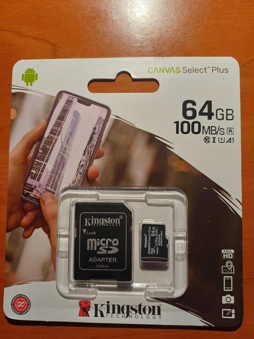 Cartão Micro SD 64gb original Kingston