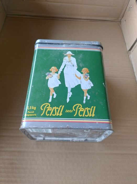 Stara puszka metalowa PERSIL