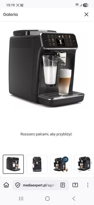 Ekspres PHILIPS LatteGo 5500 EP5541/50