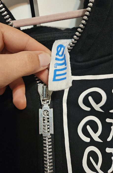 Czarny komplet bluza spódnica Robert Kupisz