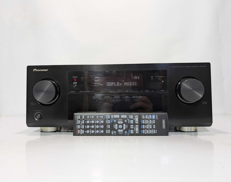 7.1 Ресивер Pioneer VSX-921, має 150 Вт/канал/ HDMI/ USB/ ARC/ ЦАП/ FLAC/ Hi-Res/ AirPlay/ vTuner/DTS