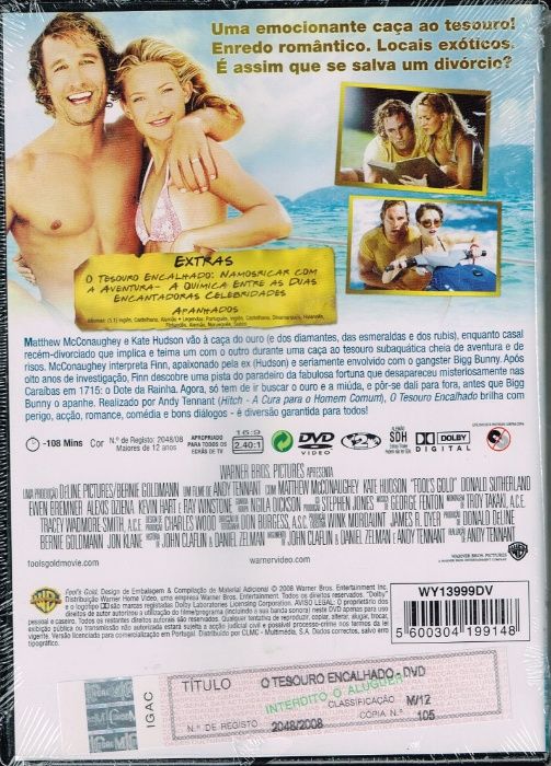 Filme em DVD: O TESOURO ENCALHADO - Novo! A Estrear! Selado!
