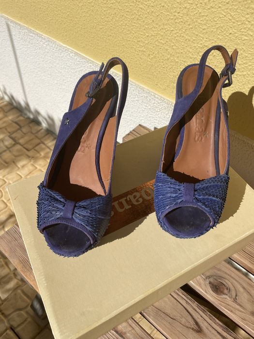 Sandalias Cubanas azuis