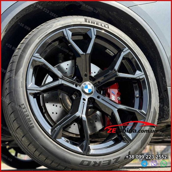 Диски BMW 741M R21 5x112 різноширокі 9.5J/10.5J Gloss Black X5M F95 X6M F96 Competition X5 X6 Нові