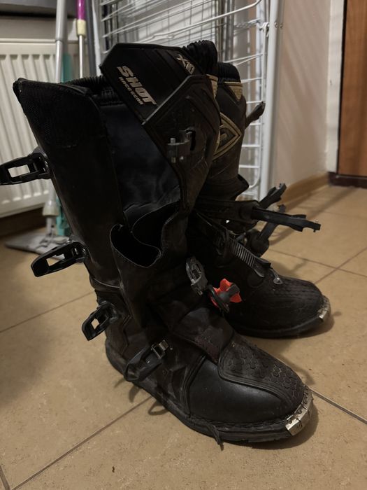 Мотоботи FOX Motion Black